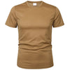 T-shirt militaire homme marron