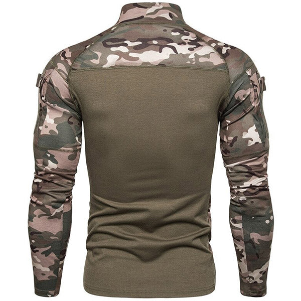 T-shirt militaire homme sport manche longue