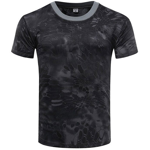 T-shirt running camouflage