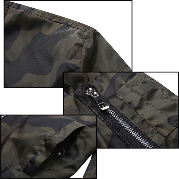 Veste camouflage militaire homme