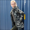 Veste longue militaire femme