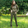 Veste militaire motif camouflage femme