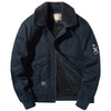 Blouson aviateur bleu marine