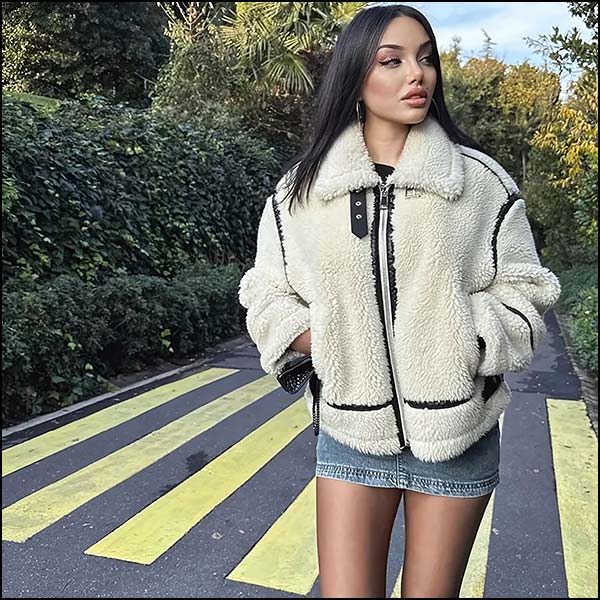 Blouson aviateur coton femme