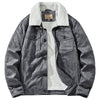 Blouson aviateur gris homme