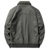 Blouson aviateur vert