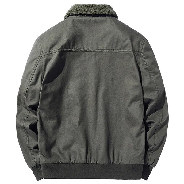 Blouson aviateur vert