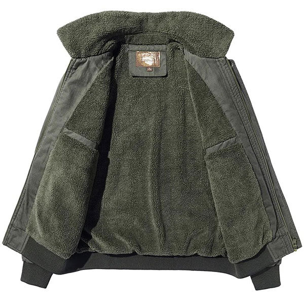 Blouson aviateur vert