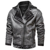 Blouson cuir aviateur homme gris