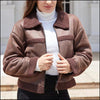 Blouson style aviateur femme