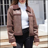 Blouson style aviateur femme