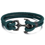 Bracelet ancre vert