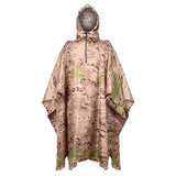 Camouflage désert poncho