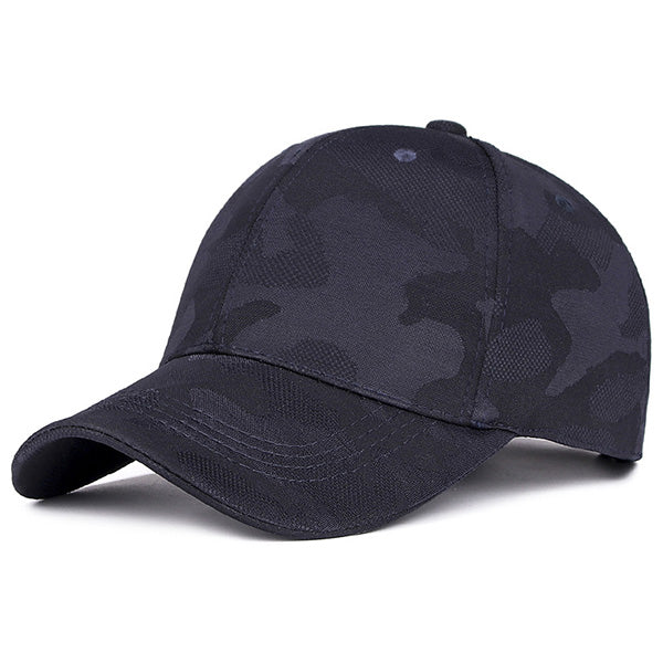 Casquette camouflage bleu