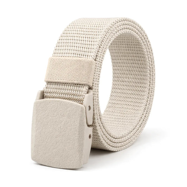 Ceinture militaire beige