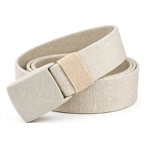 Ceinture militaire beige en nylon