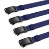 Ceinture militaire bleu marine à boucle automatique