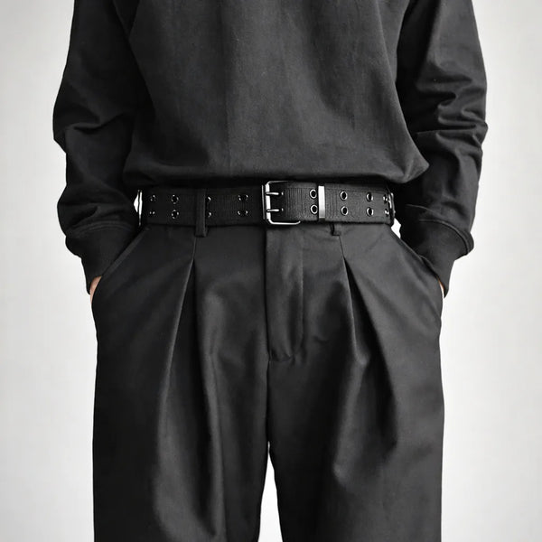 Ceinture militaire tissu homme