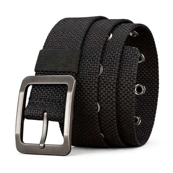 Ceinture style militaire noir