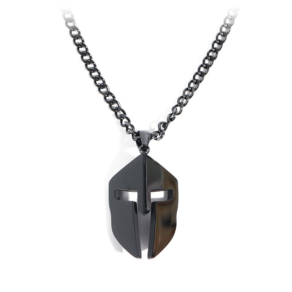 Collier casque spartiate