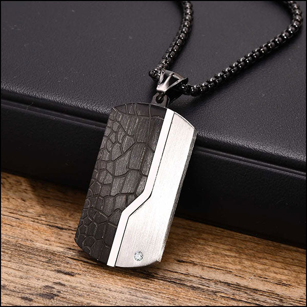 Collier militaire acier