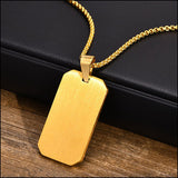 Collier militaire or