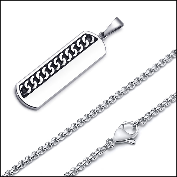 Collier style militaire