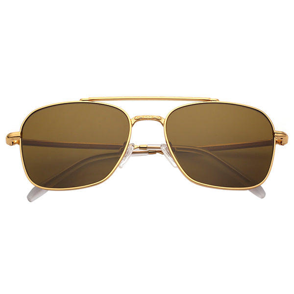 Lunette aviateur visage rond