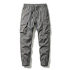 Pantalon cargo gris clair