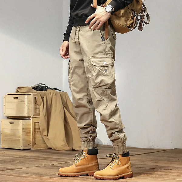 Pantalon cargo kaki homme
