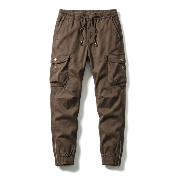 Pantalon cargo marron homme