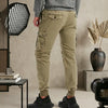 Pantalon cargo militaire beige