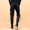Pantalon cargo noir slim homme