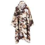 Poncho camouflage imperméable