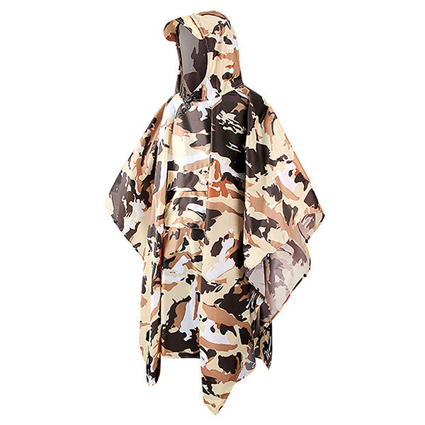 Poncho camouflage imperméable