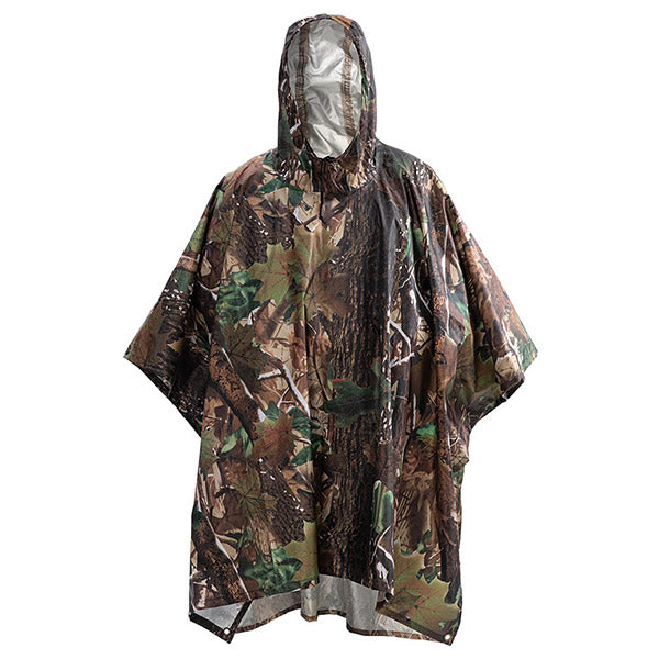Poncho chasse camouflage