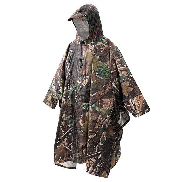 Poncho Militaire Camouflage 3D - Tenue Camo Tactique Manteau Sniper Pour Chasse, Airsoft, Wargame Et Photographie