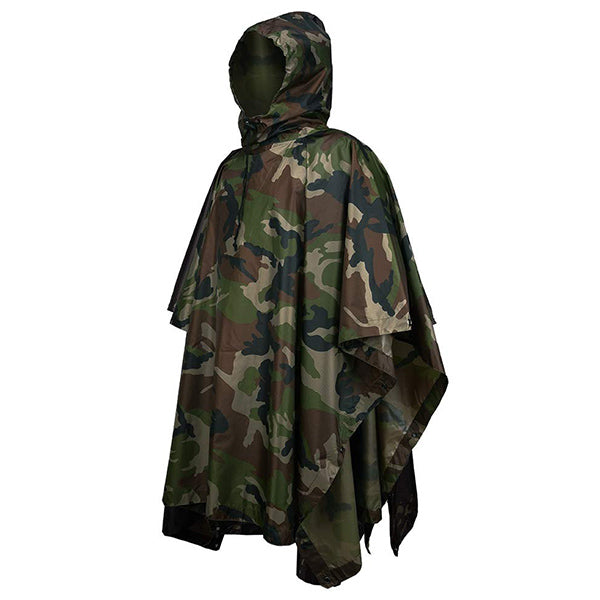 USGI Industries Poncho de style militaire - Tente d'urgence, abri USGI Industries Poncho de style militaire - Tente d'urgence, abri