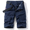 Short cargo homme bleu marine