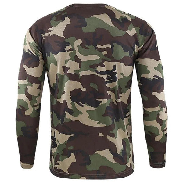 T-shirt camouflage manche longue