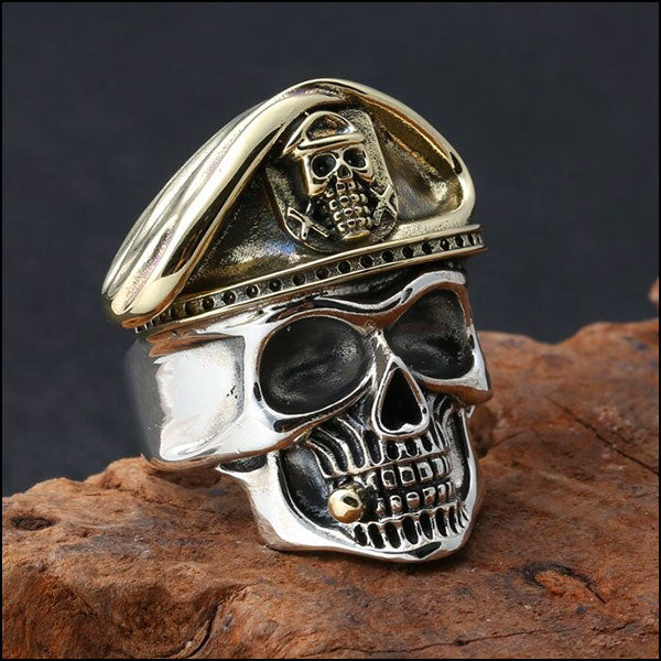 Bague militaire argent