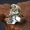 Bague militaire argent