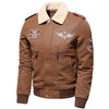 Blouson aviateur marron