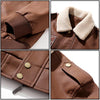 Blouson aviateur marron