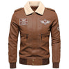 Blouson aviateur marron
