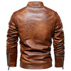 Blouson moto style aviateur