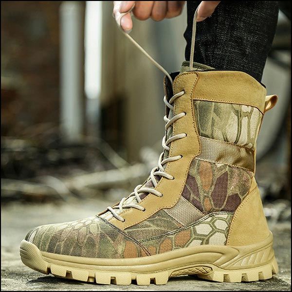 Botte camouflage chasse