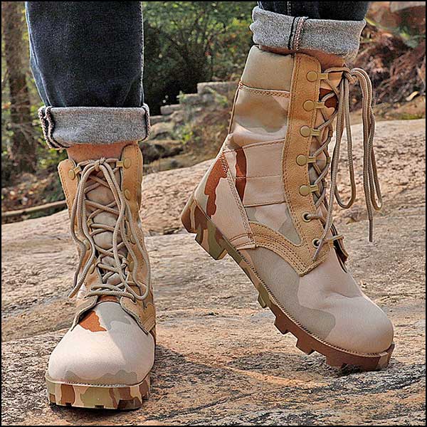 Botte militaire désert