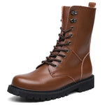 Botte style militaire homme