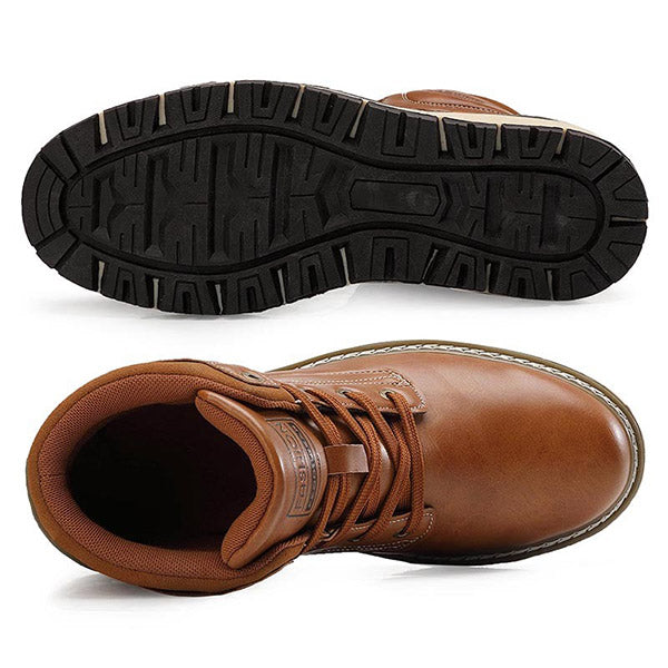 Bottines militaires marron